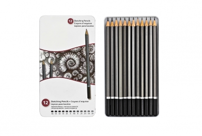 12PCS Sketching Pencil Set