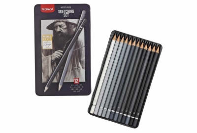 12PCS Artists Sketching Pencil Set