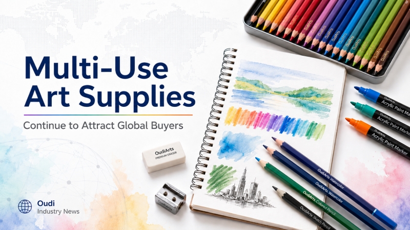 Multi-Use Art Supplies Continue to Attract Global Buyers